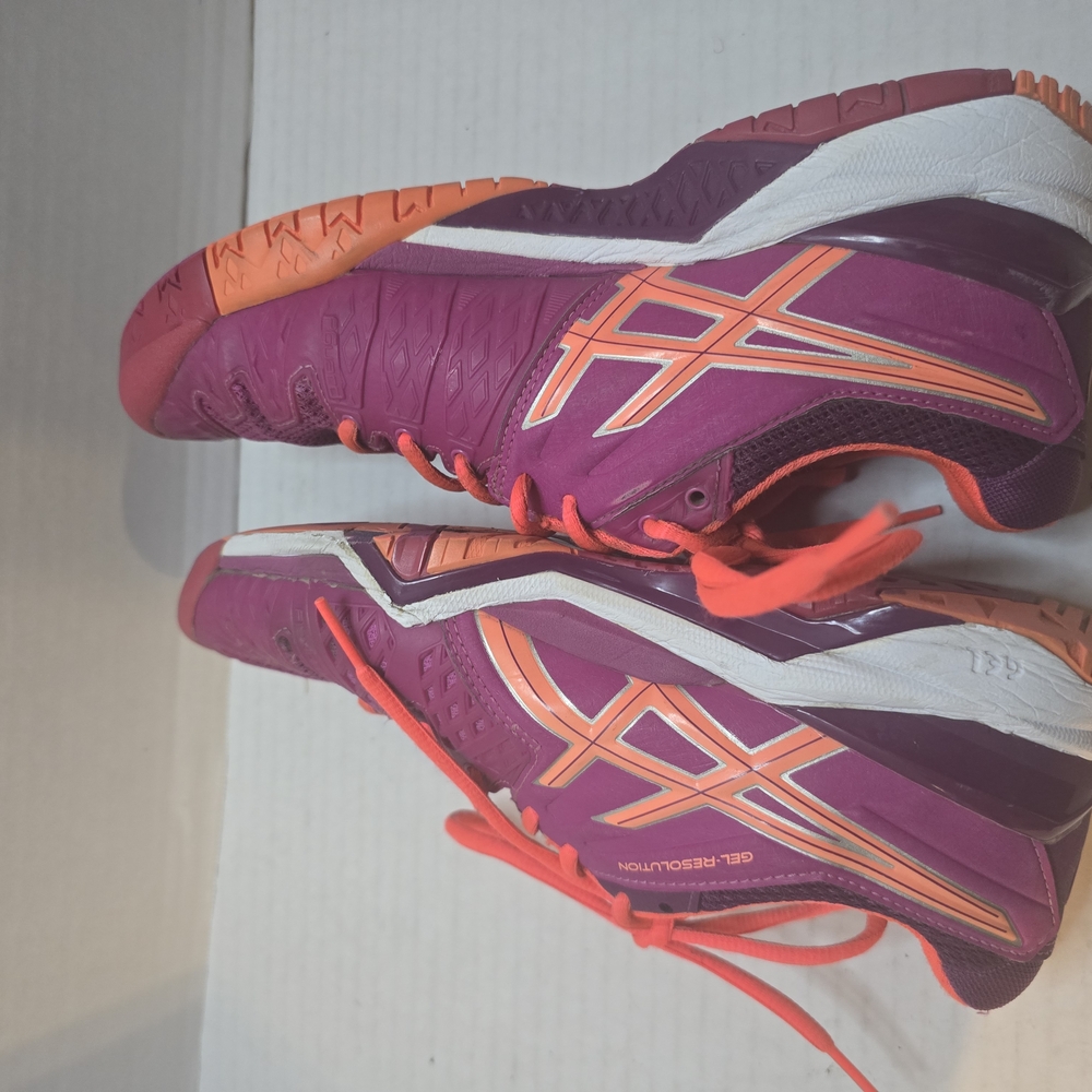 ASICS Women's Purple and Orange‎ Running Shoes